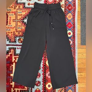 Faux silk pull on pant
